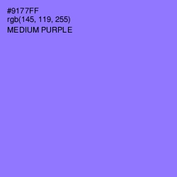 #9177FF - Medium Purple Color Image