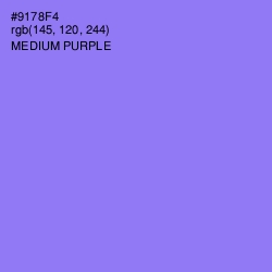 #9178F4 - Medium Purple Color Image