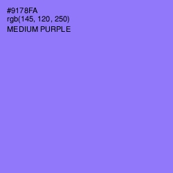 #9178FA - Medium Purple Color Image