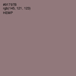 #91797B - Hemp Color Image