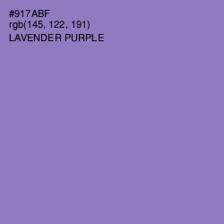#917ABF - Lavender Purple Color Image