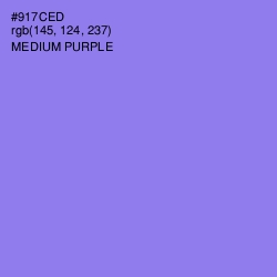 #917CED - Medium Purple Color Image