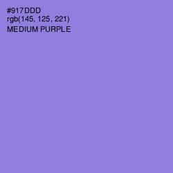 #917DDD - Medium Purple Color Image