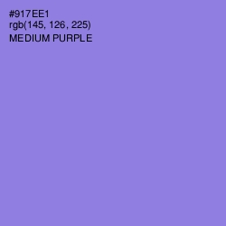 #917EE1 - Medium Purple Color Image