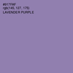 #917FAF - Lavender Purple Color Image