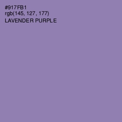 #917FB1 - Lavender Purple Color Image