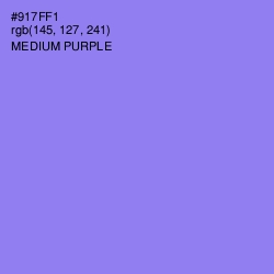 #917FF1 - Medium Purple Color Image