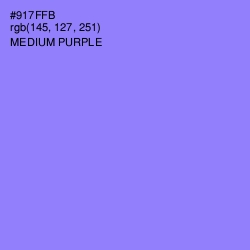 #917FFB - Medium Purple Color Image