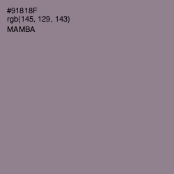 #91818F - Mamba Color Image