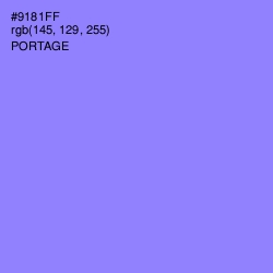 #9181FF - Portage Color Image
