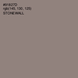 #91827D - Stonewall Color Image