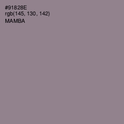 #91828E - Mamba Color Image