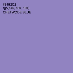 #9182C2 - Chetwode Blue Color Image