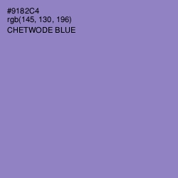 #9182C4 - Chetwode Blue Color Image