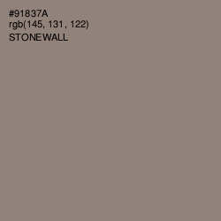 #91837A - Stonewall Color Image
