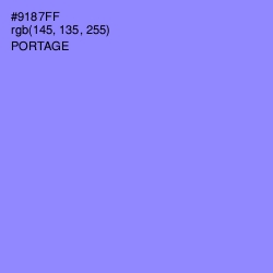 #9187FF - Portage Color Image