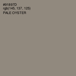 #91897D - Pale Oyster Color Image