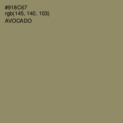 #918C67 - Avocado Color Image