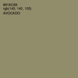 #918C69 - Avocado Color Image