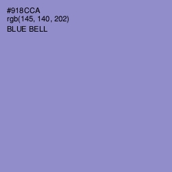 #918CCA - Blue Bell Color Image