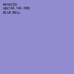 #918CD0 - Blue Bell Color Image