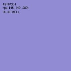 #918CD1 - Blue Bell Color Image