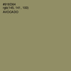 #918D64 - Avocado Color Image