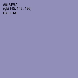 #918FBA - Bali Hai Color Image