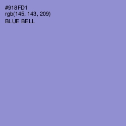 #918FD1 - Blue Bell Color Image