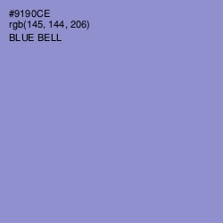 #9190CE - Blue Bell Color Image