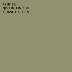 #91916E - Granite Green Color Image