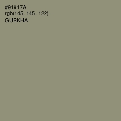 #91917A - Gurkha Color Image