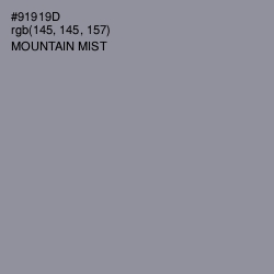 #91919D - Mountain Mist Color Image