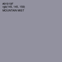 #91919F - Mountain Mist Color Image