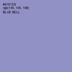 #9191C6 - Blue Bell Color Image