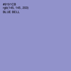 #9191CB - Blue Bell Color Image