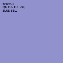 #9191CE - Blue Bell Color Image