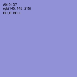 #9191D7 - Blue Bell Color Image
