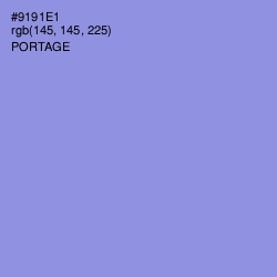 #9191E1 - Portage Color Image