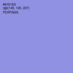 #9191E3 - Portage Color Image