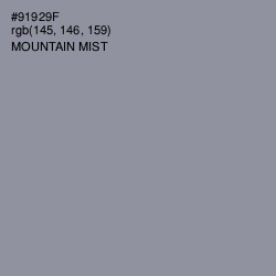 #91929F - Mountain Mist Color Image