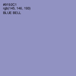 #9192C1 - Blue Bell Color Image