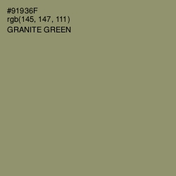 #91936F - Granite Green Color Image