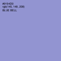 #9194D0 - Blue Bell Color Image