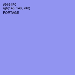 #9194F0 - Portage Color Image