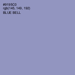 #9195C0 - Blue Bell Color Image