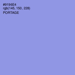 #9196E4 - Portage Color Image