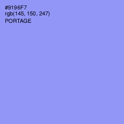 #9196F7 - Portage Color Image