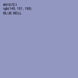 #9197C1 - Blue Bell Color Image