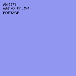 #9197F1 - Portage Color Image